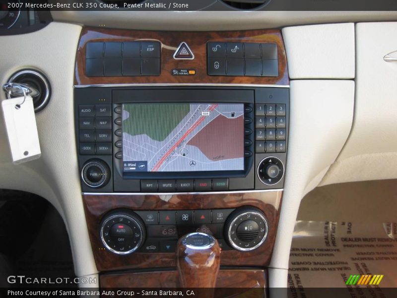 Pewter Metallic / Stone 2007 Mercedes-Benz CLK 350 Coupe