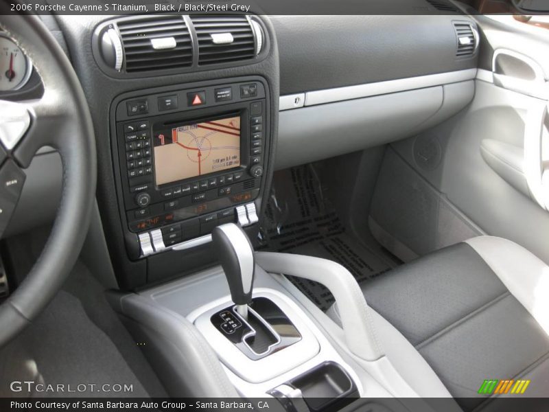 Black / Black/Steel Grey 2006 Porsche Cayenne S Titanium