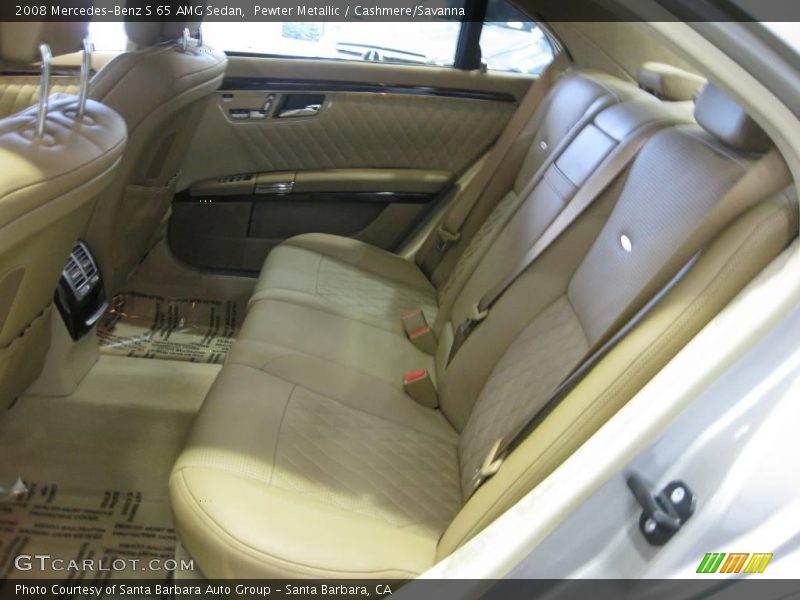 Pewter Metallic / Cashmere/Savanna 2008 Mercedes-Benz S 65 AMG Sedan
