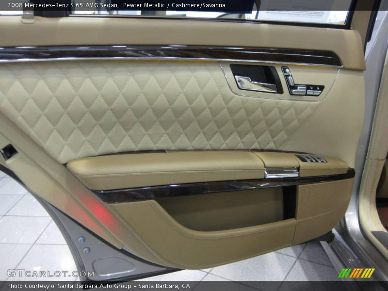 Pewter Metallic / Cashmere/Savanna 2008 Mercedes-Benz S 65 AMG Sedan