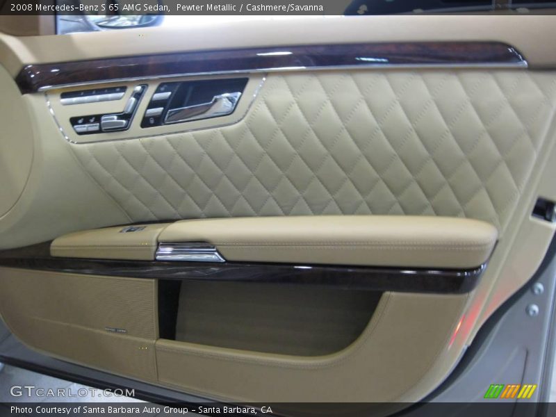 Pewter Metallic / Cashmere/Savanna 2008 Mercedes-Benz S 65 AMG Sedan