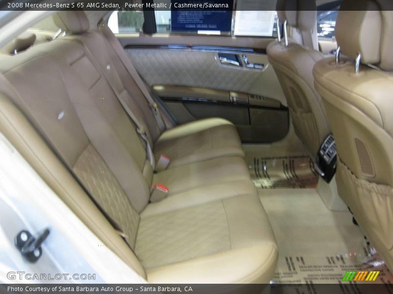 Pewter Metallic / Cashmere/Savanna 2008 Mercedes-Benz S 65 AMG Sedan