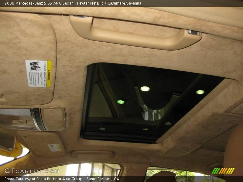 Pewter Metallic / Cashmere/Savanna 2008 Mercedes-Benz S 65 AMG Sedan