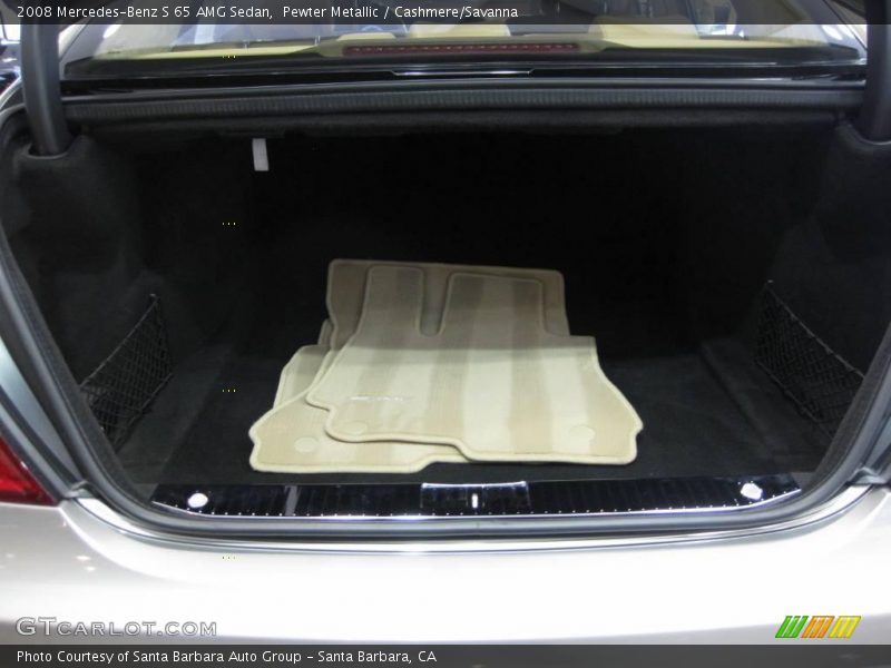 Pewter Metallic / Cashmere/Savanna 2008 Mercedes-Benz S 65 AMG Sedan
