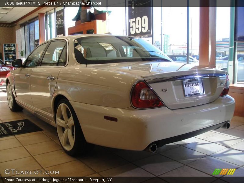 Porcelain / Champagne/Charcoal 2008 Jaguar XJ XJR