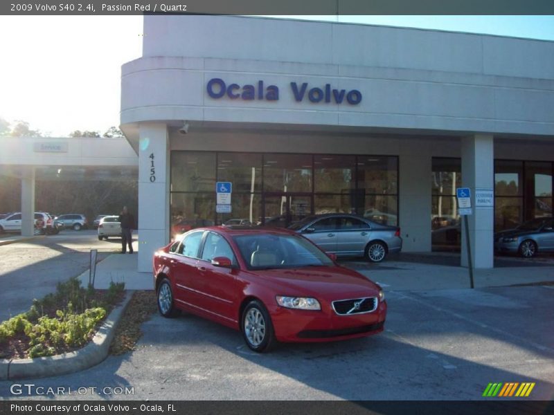 Passion Red / Quartz 2009 Volvo S40 2.4i
