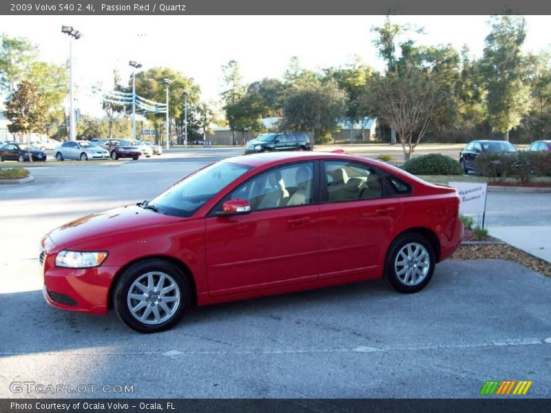 Passion Red / Quartz 2009 Volvo S40 2.4i