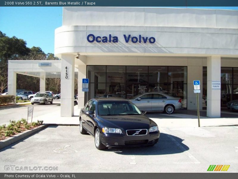 Barents Blue Metallic / Taupe 2008 Volvo S60 2.5T