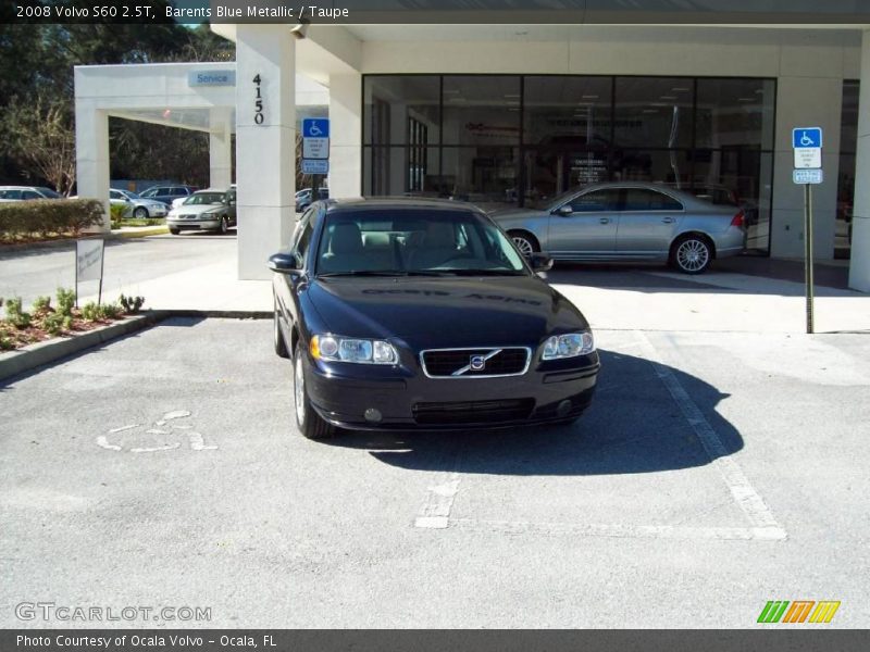 Barents Blue Metallic / Taupe 2008 Volvo S60 2.5T