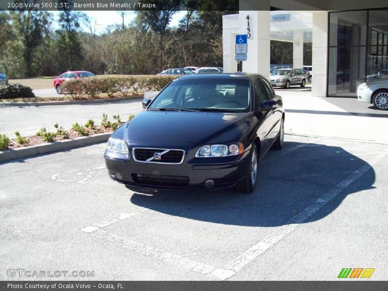 Barents Blue Metallic / Taupe 2008 Volvo S60 2.5T