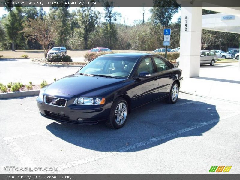 Barents Blue Metallic / Taupe 2008 Volvo S60 2.5T