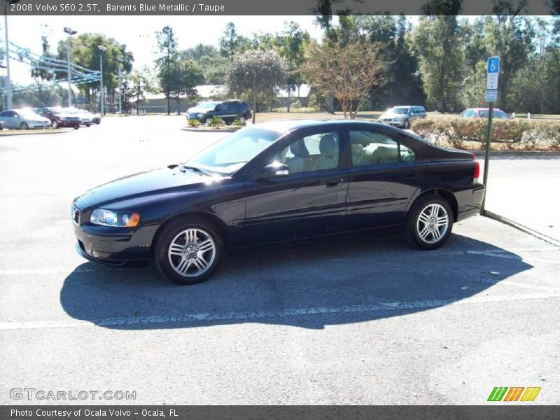 Barents Blue Metallic / Taupe 2008 Volvo S60 2.5T