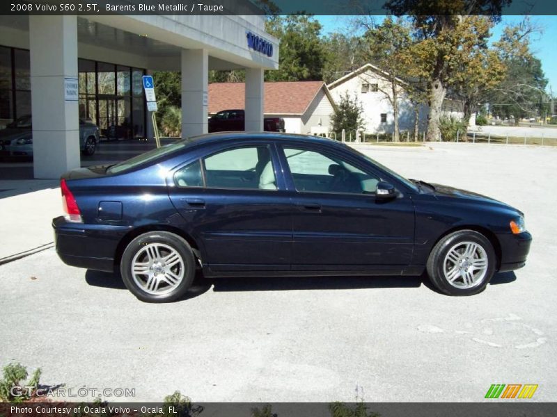 Barents Blue Metallic / Taupe 2008 Volvo S60 2.5T