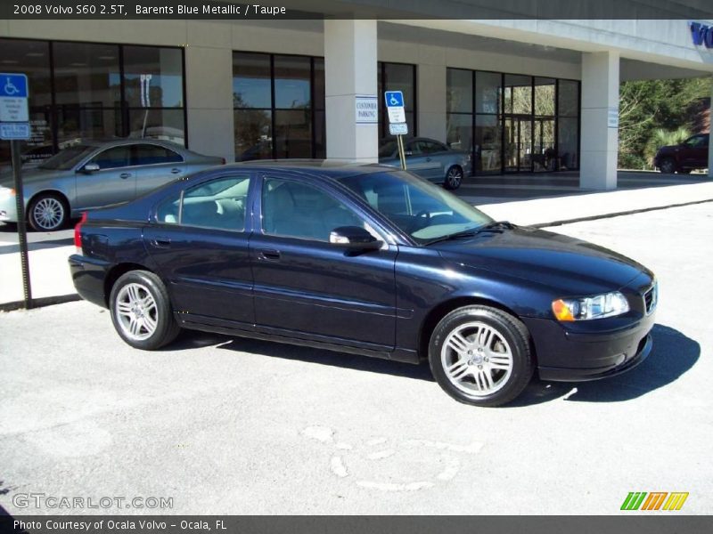 Barents Blue Metallic / Taupe 2008 Volvo S60 2.5T