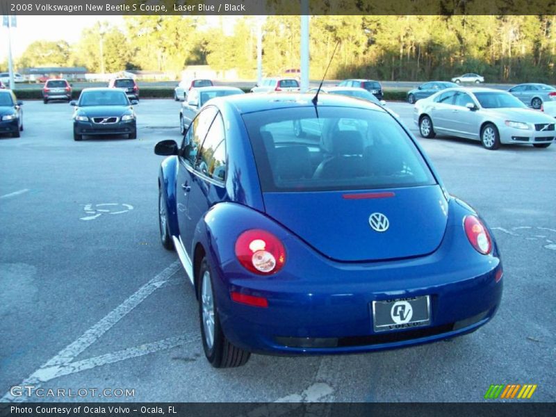 Laser Blue / Black 2008 Volkswagen New Beetle S Coupe