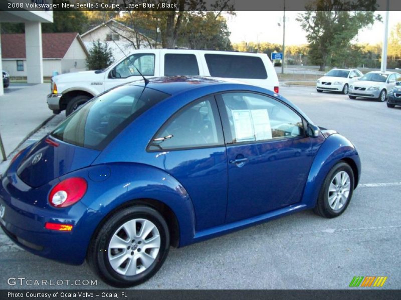 Laser Blue / Black 2008 Volkswagen New Beetle S Coupe
