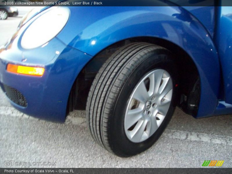 Laser Blue / Black 2008 Volkswagen New Beetle S Coupe