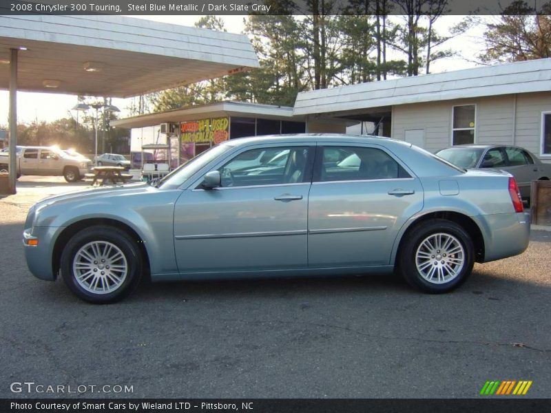 Steel Blue Metallic / Dark Slate Gray 2008 Chrysler 300 Touring