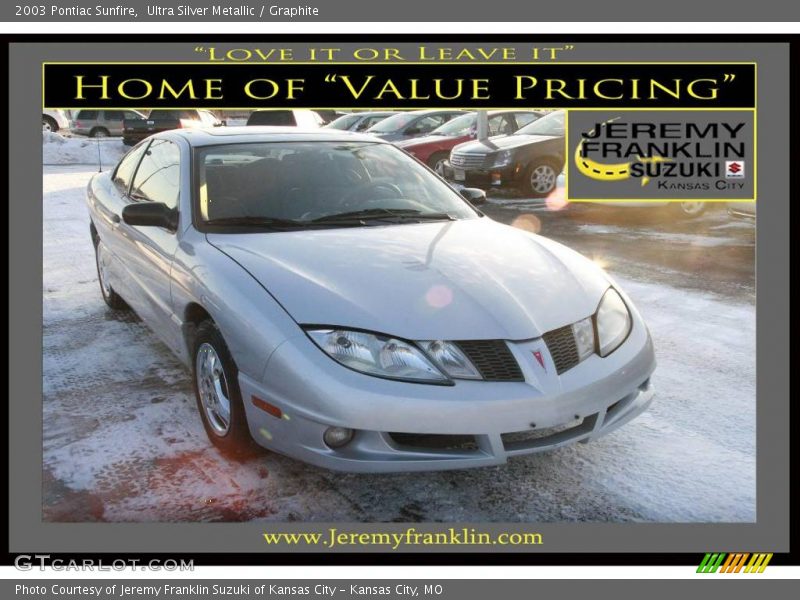 Ultra Silver Metallic / Graphite 2003 Pontiac Sunfire