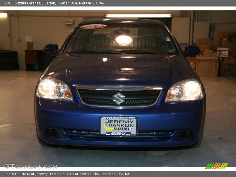 Cobalt Blue Metallic / Gray 2005 Suzuki Forenza S Sedan