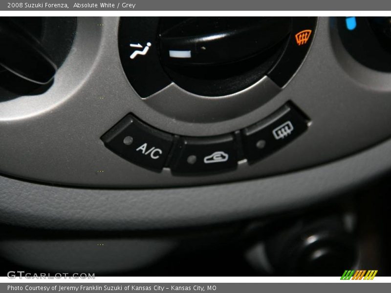 Absolute White / Grey 2008 Suzuki Forenza