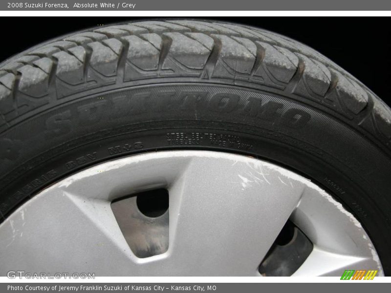 Absolute White / Grey 2008 Suzuki Forenza