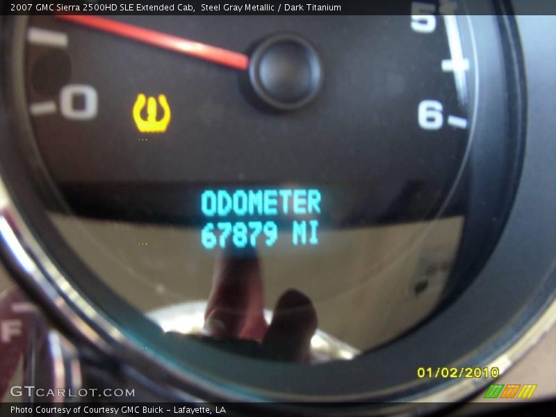 Steel Gray Metallic / Dark Titanium 2007 GMC Sierra 2500HD SLE Extended Cab