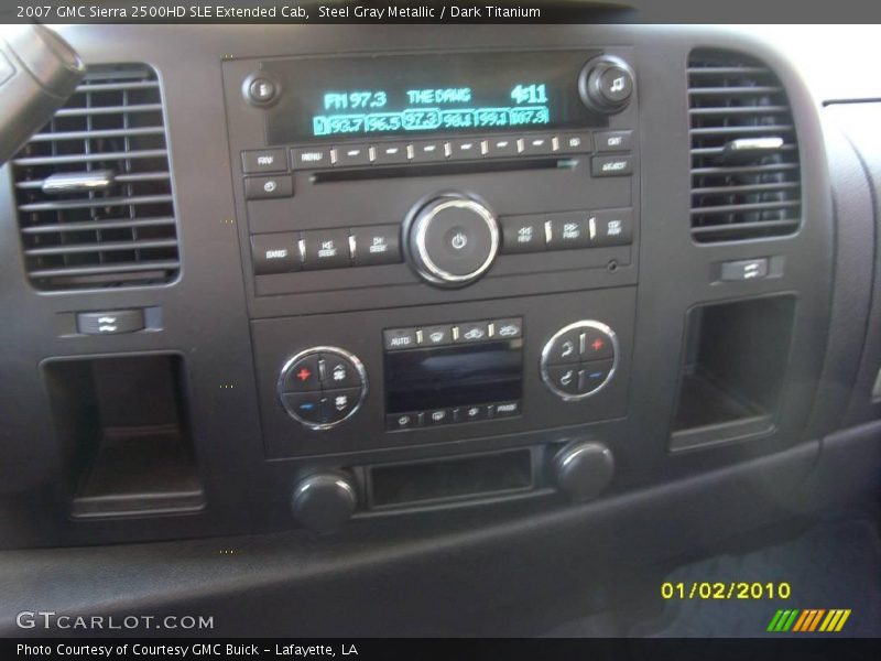 Steel Gray Metallic / Dark Titanium 2007 GMC Sierra 2500HD SLE Extended Cab