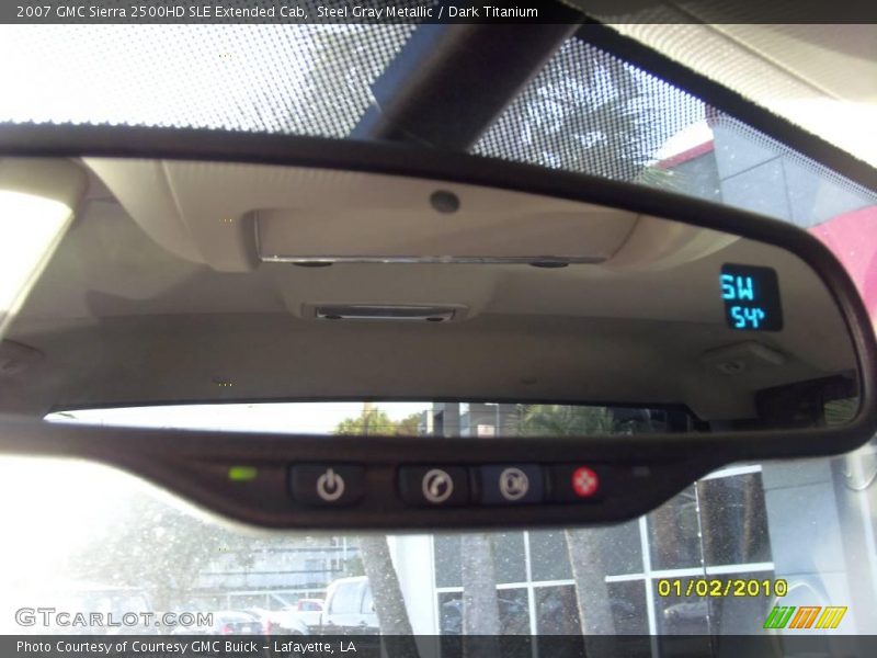 Steel Gray Metallic / Dark Titanium 2007 GMC Sierra 2500HD SLE Extended Cab