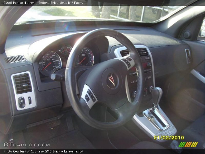 Sedona Beige Metallic / Ebony 2008 Pontiac Torrent