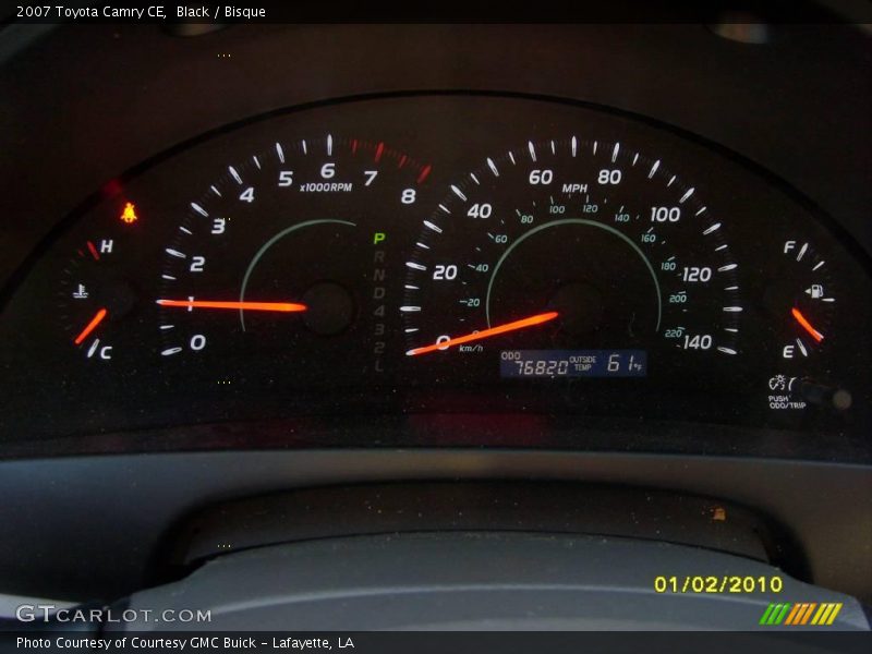 Black / Bisque 2007 Toyota Camry CE