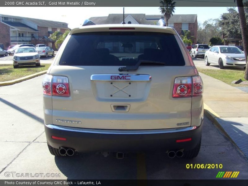 Gold Mist Metallic / Ebony 2008 GMC Acadia SLT