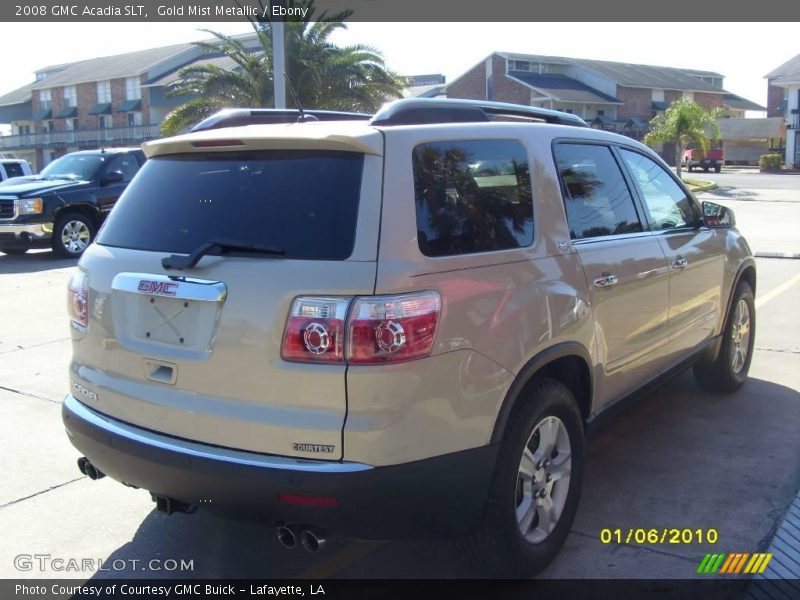 Gold Mist Metallic / Ebony 2008 GMC Acadia SLT