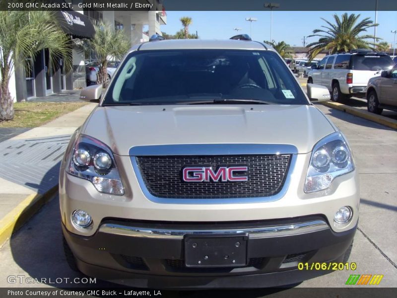 Gold Mist Metallic / Ebony 2008 GMC Acadia SLT
