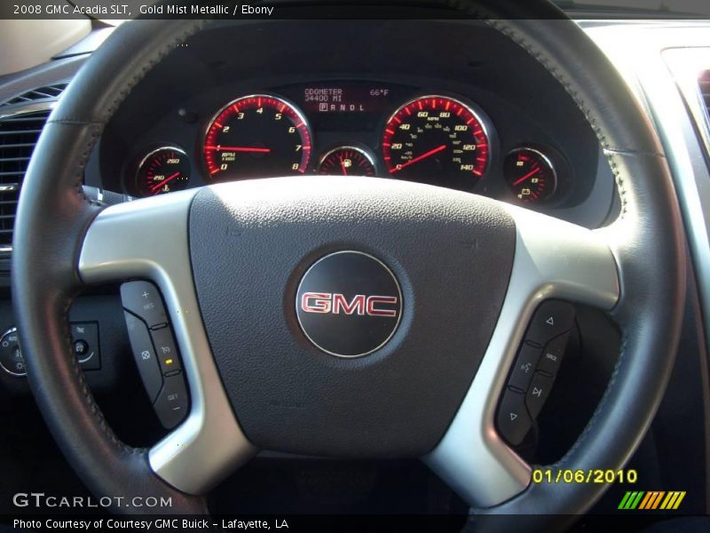 Gold Mist Metallic / Ebony 2008 GMC Acadia SLT