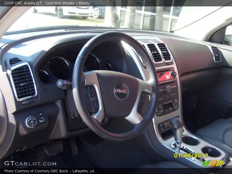 Gold Mist Metallic / Ebony 2008 GMC Acadia SLT