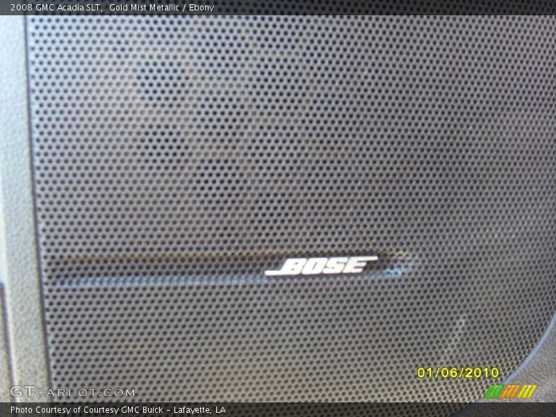 Gold Mist Metallic / Ebony 2008 GMC Acadia SLT