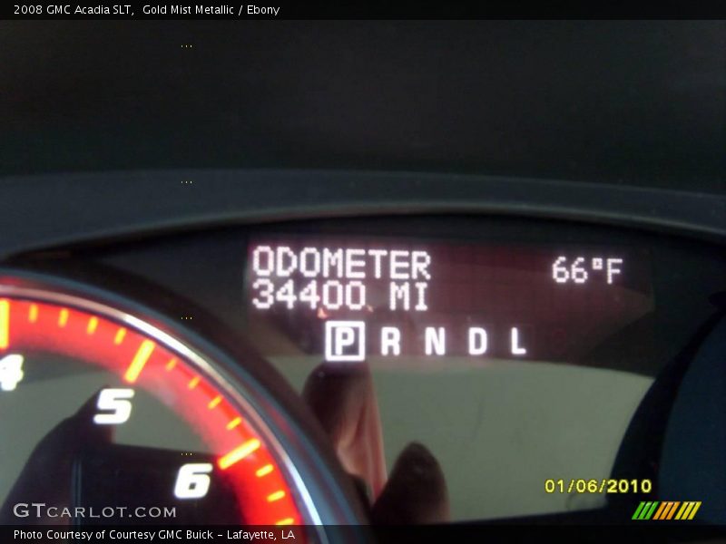 Gold Mist Metallic / Ebony 2008 GMC Acadia SLT