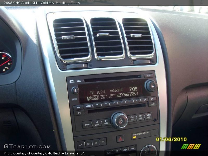 Gold Mist Metallic / Ebony 2008 GMC Acadia SLT