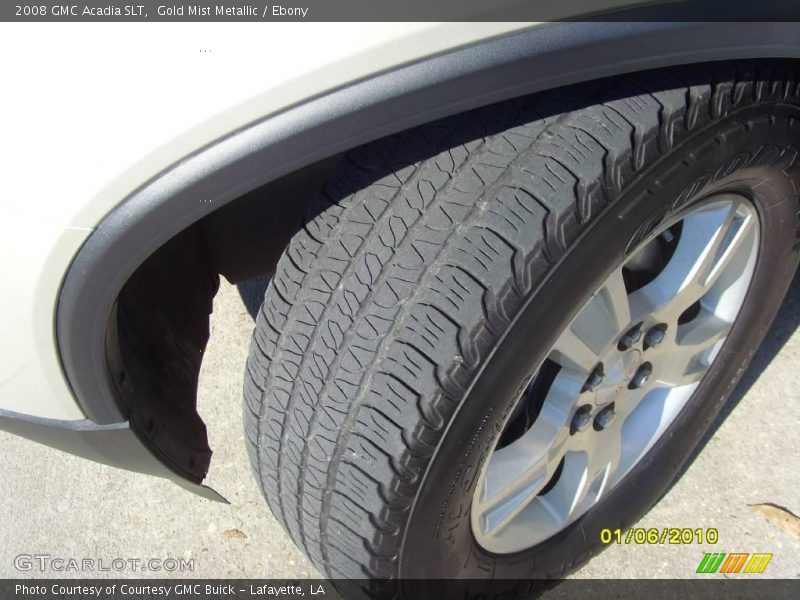Gold Mist Metallic / Ebony 2008 GMC Acadia SLT