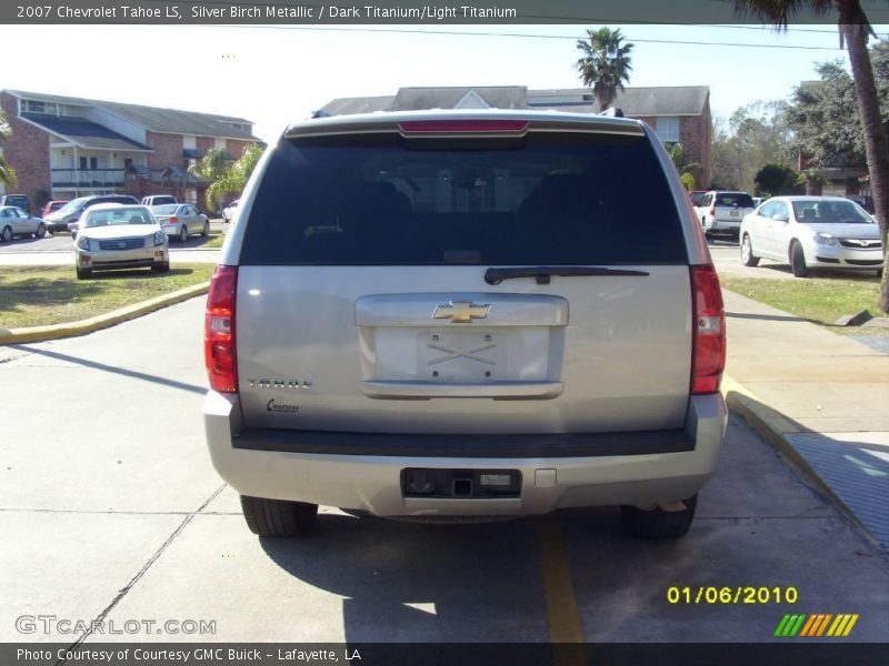 Silver Birch Metallic / Dark Titanium/Light Titanium 2007 Chevrolet Tahoe LS