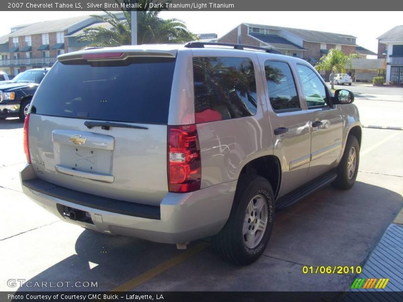 Silver Birch Metallic / Dark Titanium/Light Titanium 2007 Chevrolet Tahoe LS