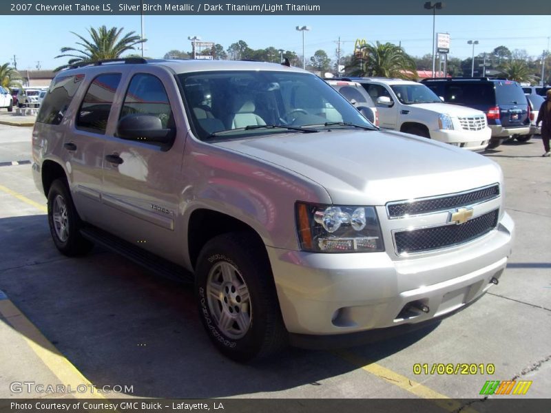 Silver Birch Metallic / Dark Titanium/Light Titanium 2007 Chevrolet Tahoe LS
