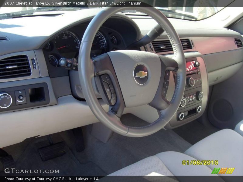 Silver Birch Metallic / Dark Titanium/Light Titanium 2007 Chevrolet Tahoe LS