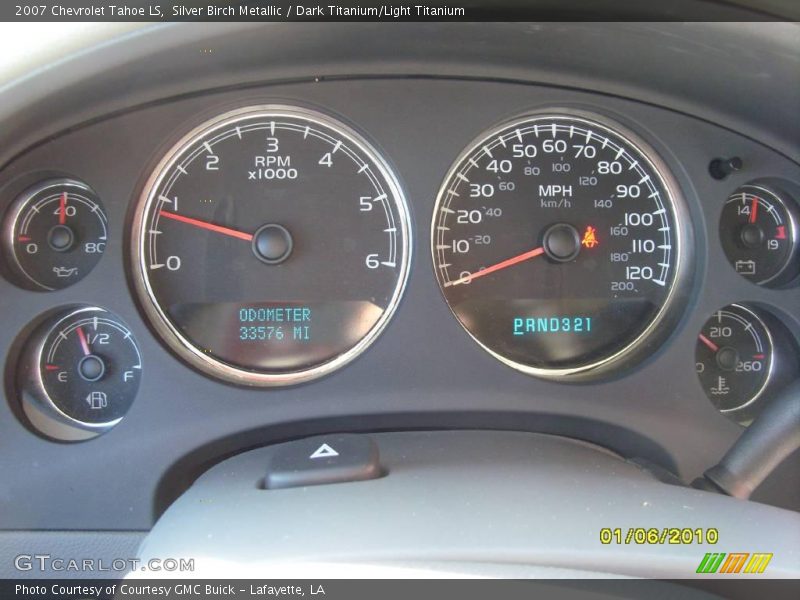 Silver Birch Metallic / Dark Titanium/Light Titanium 2007 Chevrolet Tahoe LS