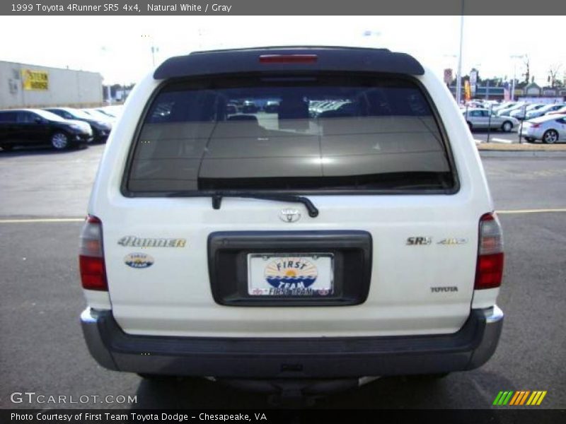 Natural White / Gray 1999 Toyota 4Runner SR5 4x4
