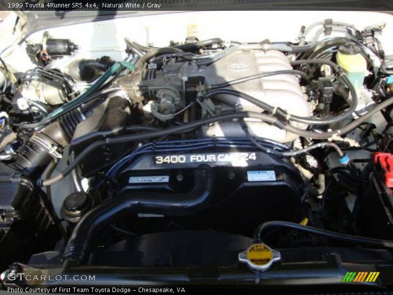 Natural White / Gray 1999 Toyota 4Runner SR5 4x4