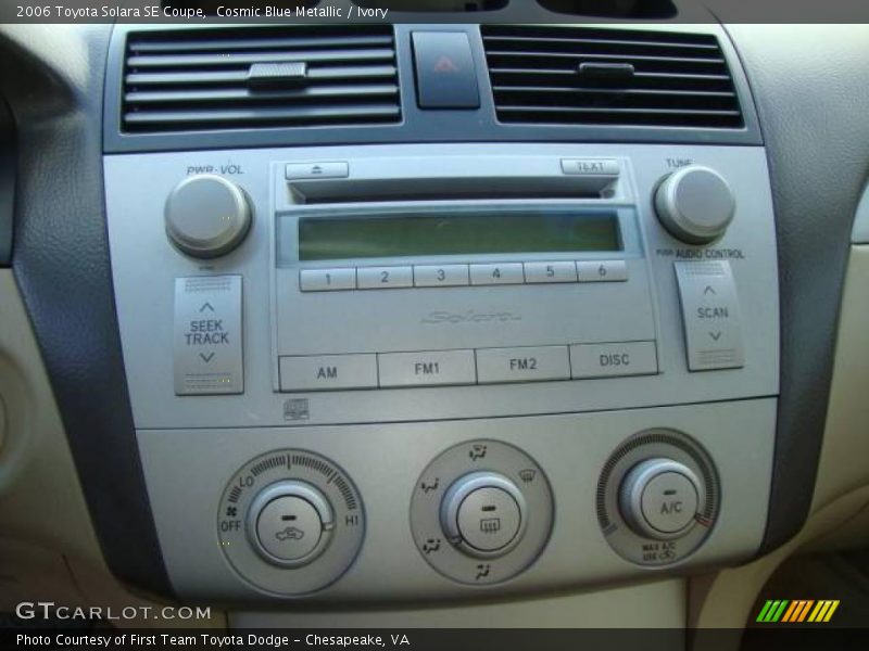 Cosmic Blue Metallic / Ivory 2006 Toyota Solara SE Coupe