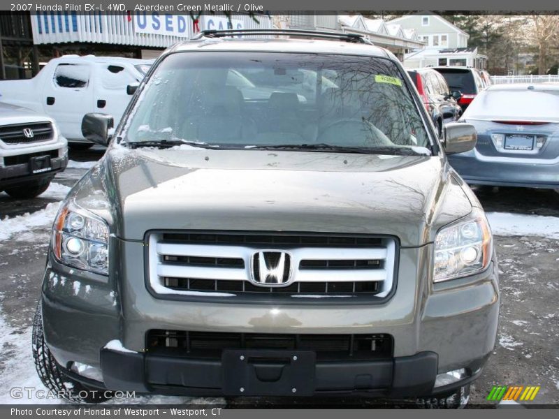 Aberdeen Green Metallic / Olive 2007 Honda Pilot EX-L 4WD