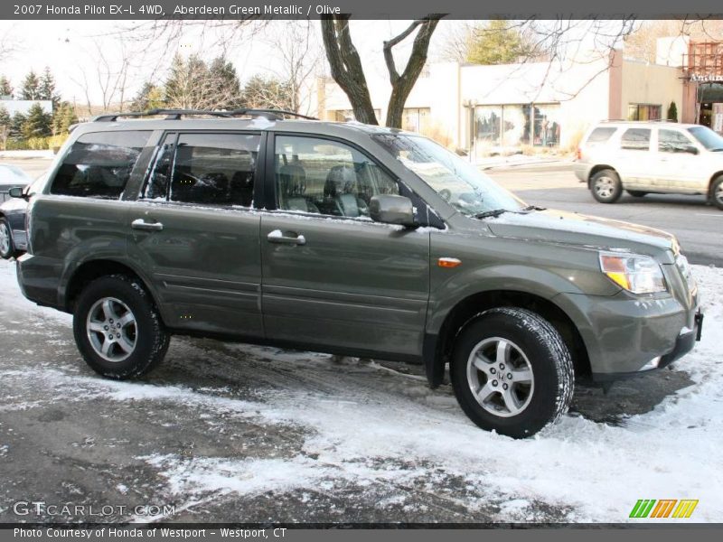 Aberdeen Green Metallic / Olive 2007 Honda Pilot EX-L 4WD